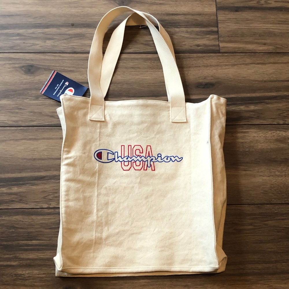 NWT Champion USA Shuffle Shopper Canvas Tote
